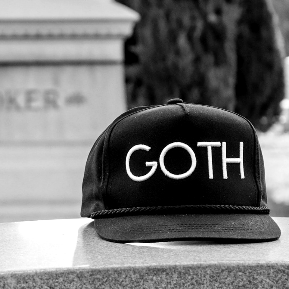Goth Snap Back Hat